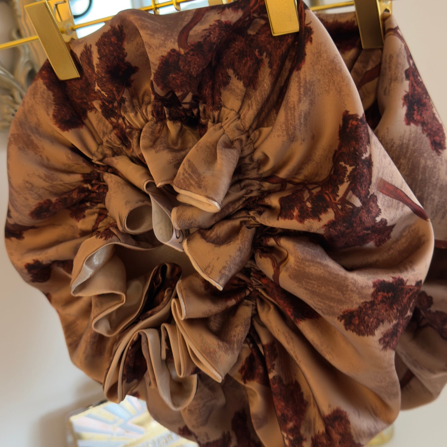 Safari Silk Print Bonnet