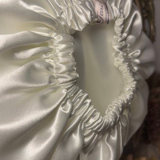 Ivory Pearl Silky Bonnet