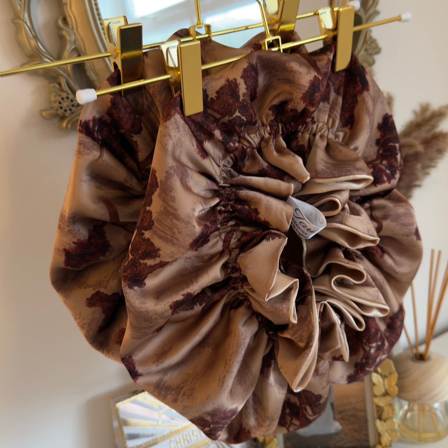 Safari Silk Print Bonnet