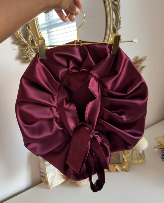 Mulberry Plum Silky Bonnet