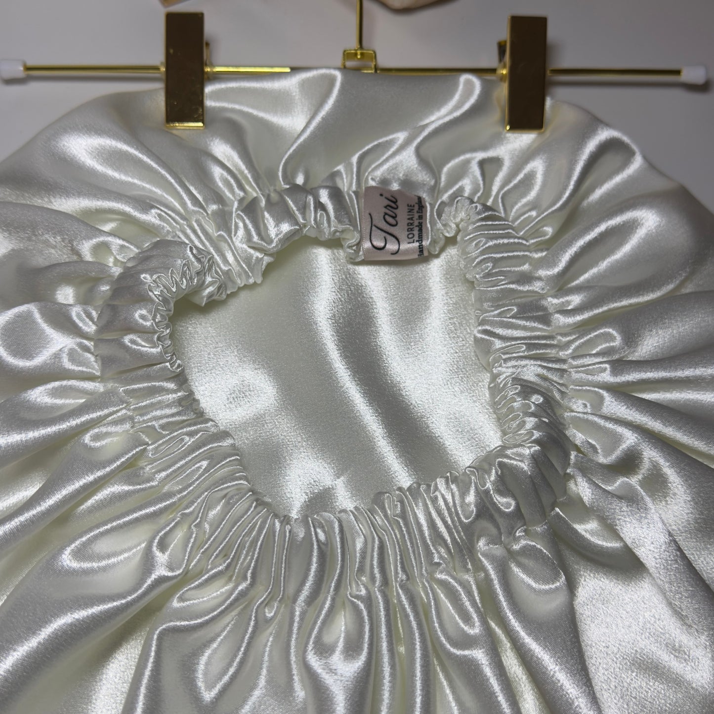 Ivory Pearl Silky Bonnet